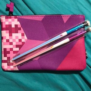 Tetris bundle Ipsy bag and 2 brushes